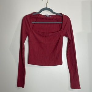 Urban outfitters long sleeve crop top.